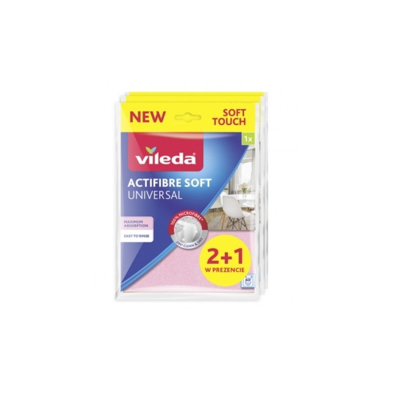 Ściereczka Vileda Actifibre Soft Universal 2+1