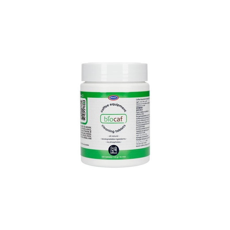 Urnex Biocaf coffee equipment cleaning tablets tabletki czyszczące 120 szt