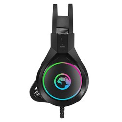 Marvo HG8901 słuchawki z mikrofonem, przewodowa, czarna, USB