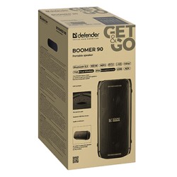 Defender głośnik BOOMER 90, 100W, czarny, Podświetlenie LED