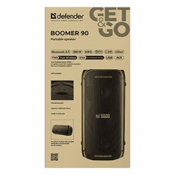 Defender głośnik BOOMER 90, 100W, czarny, Podświetlenie LED