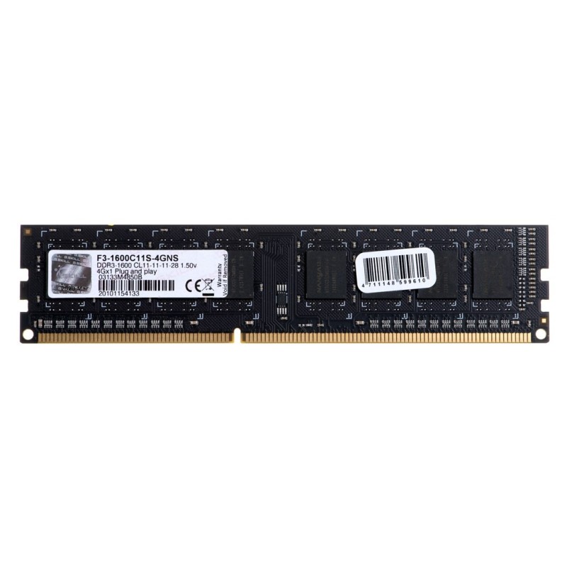 Pamięć G.SKILL F3-1600C11S-4GNS (DDR3 1 x 4 GB 1600 MHz CL11)