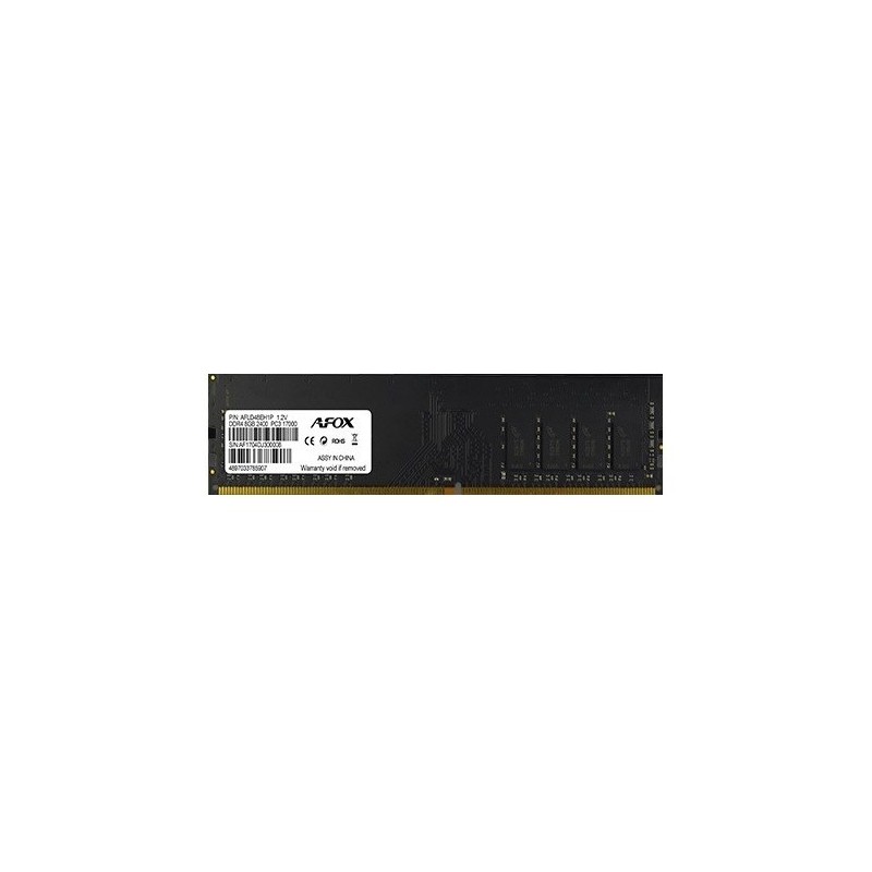 AFOX DDR4 8G 2400MHZ MICRON CHIP RANK1 AFLD48EH1P