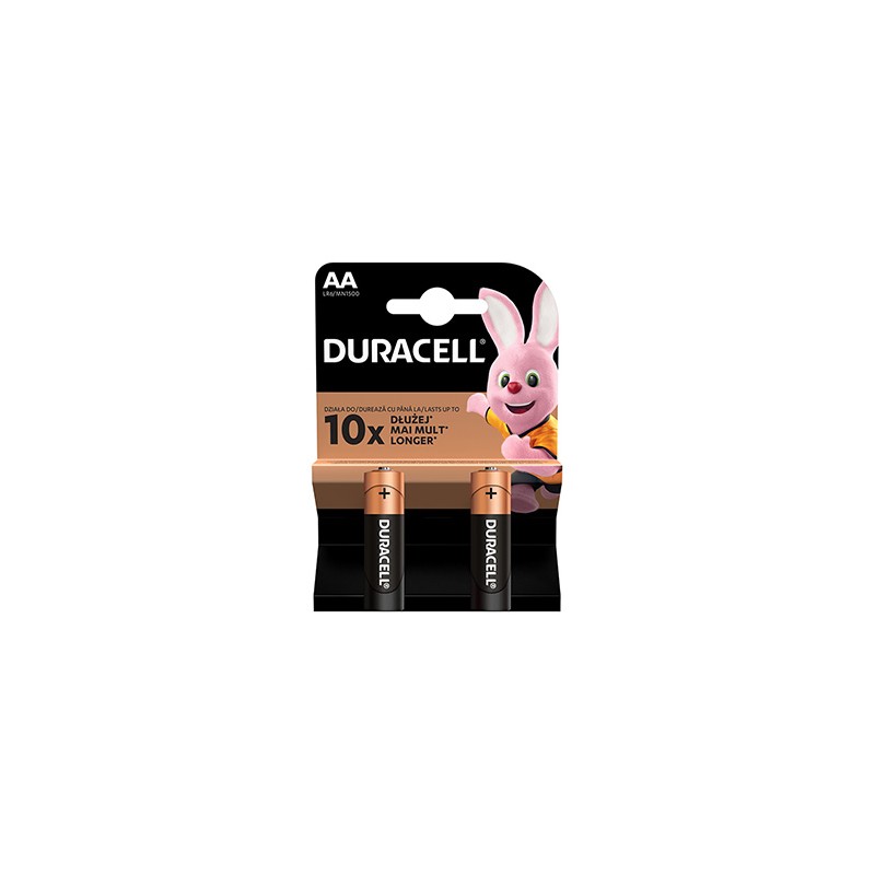 Duracell BASIC Jednorazowa alkaliczna baterie AA, 2-pack