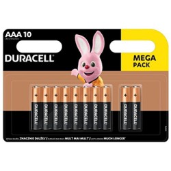 Duracell BASIC Jednorazowa alkaliczna baterie AAA, 10-pack
