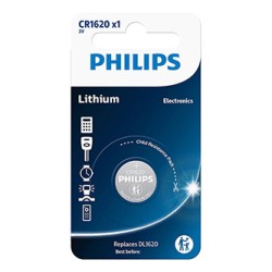 PHILIPS Jednorazowa litowa baterie CR1620, 1-pack