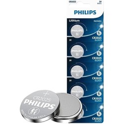 PHILIPS Jednorazowa litowa baterie CR2025, 5-pack