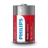 PHILIPS POWER Jednorazowa alkaliczna baterie D, 2-pack