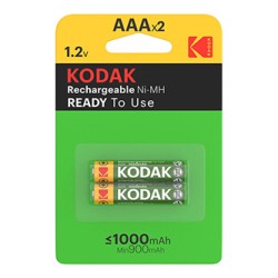 Kodak Akumulatorki Ni-MH baterie AAA, 2-pack