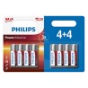 PHILIPS Jednorazowa alkaliczna baterie AA, 8-pack