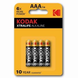 Kodak XTRALIFE Jednorazowa alkaliczna baterie AAA, 4-pack