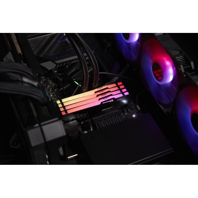 Kingston FURY DDR5 64GB (2x32GB) 6000MHz CL40 Beast Black RGB