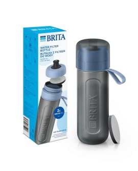 Butelka filtrująca Brita Active pastelowy błękit 2 dyski