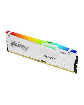 Kingston FURY DDR5 32GB (2x16GB) 6000MHz CL40 Beast White RGB XMP