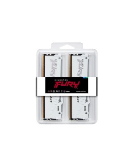 Kingston FURY DDR5 32GB (2x16GB) 6000MHz CL40 Beast White RGB XMP