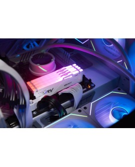Kingston FURY DDR5 32GB (2x16GB) 6000MHz CL40 Beast White RGB XMP