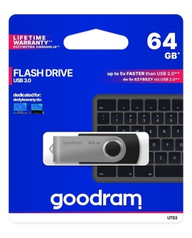 Pendrive GoodRam Twister UTS3-0640K0R11 (64GB USB 3.0 kolor czarny)