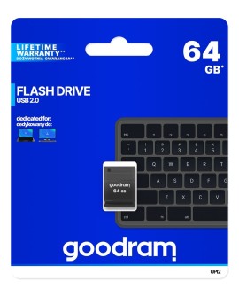 GOODRAM FLASHDRIVE PICCOLO 64GB UPI2 BLACK USB 2.0