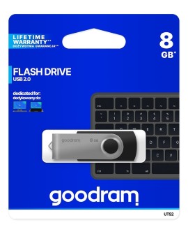 Pendrive GoodRam Twister UTS2-0080K0R11 (8GB USB 2.0 kolor czarny)