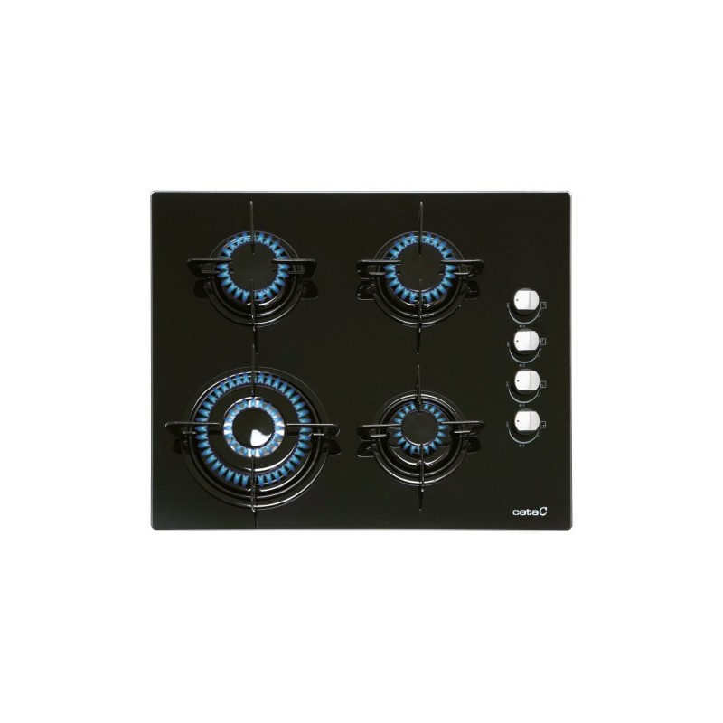 CATA CI 631 BK Czarny Wbudowany 60 cm Gaz 4 stref(y)