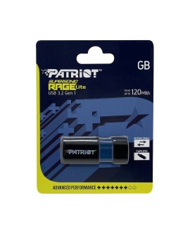 PATRIOT RAGE LITE 120 MB/s 64GB USB 3.2 czarny