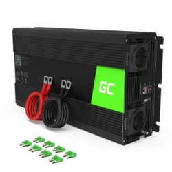 Green Cell power falownik 12V to 230V 1500W/3000W modyfikowana sinusoida