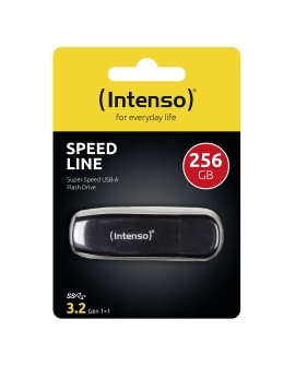 Intenso Speed Line pamięć USB 256 GB USB Typu-A 3.2 Gen 1 (3.1 Gen 1) Czarny
