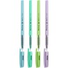 Berlingo, długopis automatyczny kulkowe, niebieskie, 12szt, 0.7mm, MatePen Pastel