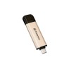 Transcend JetFlash 930C pamięć USB 128GB USB Type-A / USB Type-C 3.2 Gen 1 (3.1 Gen 1) Złoto