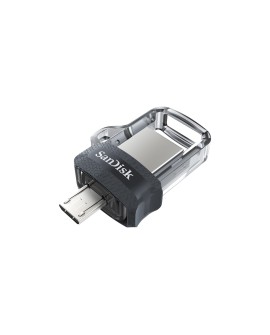 Pendrive SanDisk Ultra Dual Drive M3.0 SDDD3-032G-G46 (32GB microUSB, USB 3.0 kolor szary)