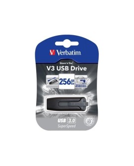 Verbatim V3 pamięć USB 256 GB USB Typu-A 3.2 Gen 1 (3.1 Gen 1) Czarny
