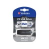 Verbatim V3 pamięć USB 256 GB USB Typu-A 3.2 Gen 1 (3.1 Gen 1) Czarny