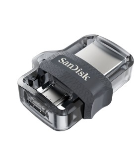 Pendrive SanDisk ULTRA SDDD3-128G-G46 (128GB microUSB, USB 3.0 kolor szary)