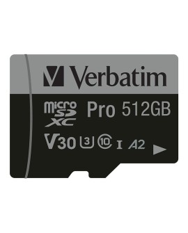 Verbatim 47046 pamięć flash 512 GB MicroSDXC UHS-I Klasa 10