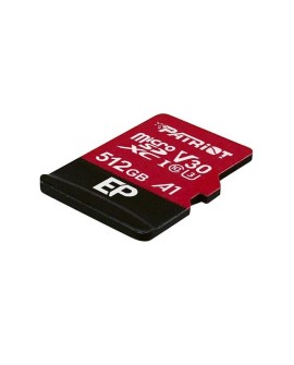 Karta pamięci z adapterem Patriot Memory EP Pro PEF512GEP31MCX (512GB Class 10, Class A1, Class U3, V30 Adapter, Karta pamięci)