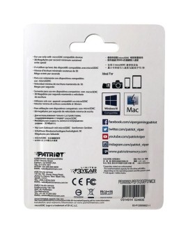 Karta pamięci z adapterem Patriot Memory EP Pro PEF512GEP31MCX (512GB Class 10, Class A1, Class U3, V30 Adapter, Karta pamięci)