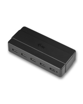 i-tec U3HUB742 huby i koncentratory USB 3.2 Gen 1 (3.1 Gen 1) Type-B 5000 Mbit/s Czarny