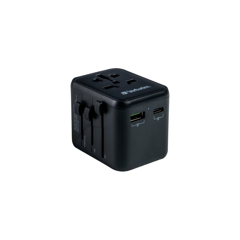 UTA-02 UNIV. TRAVEL ADAPTER/1 XUSB-C PD 20W/1 XUSB-A QC 3.0