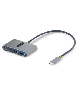 StarTech.com 5G2A2CPDB-USB-C-HUB huby i koncentratory USB 3.2 Gen 1 (3.1 Gen 1) Type-C 5000 Mbit/s Szary
