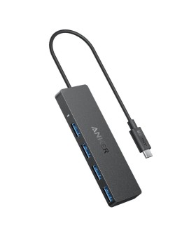 Hub Anker USB-C 4 w 1 5Gbps czarny
