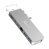 j5create JCD395 Przewodowa USB 3.2 Gen 2 (3.1 Gen 2) Type-C Szary, Biały