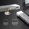 j5create JCD395 Przewodowa USB 3.2 Gen 2 (3.1 Gen 2) Type-C Szary, Biały