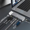 j5create JCD395 Przewodowa USB 3.2 Gen 2 (3.1 Gen 2) Type-C Szary, Biały
