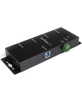 StarTech.com ST4300USBM huby i koncentratory USB 3.2 Gen 1 (3.1 Gen 1) Type-B 5000 Mbit/s Czarny