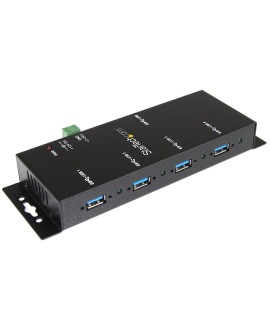 StarTech.com ST4300USBM huby i koncentratory USB 3.2 Gen 1 (3.1 Gen 1) Type-B 5000 Mbit/s Czarny