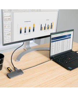Adapter stacja dokująca StarTech 127B-USBC-MULTIPORT Przewodowa USB 3.2 Gen 1 (3.1 Gen 1) Type-C Szary