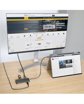 Adapter stacja dokująca StarTech 127B-USBC-MULTIPORT Przewodowa USB 3.2 Gen 1 (3.1 Gen 1) Type-C Szary