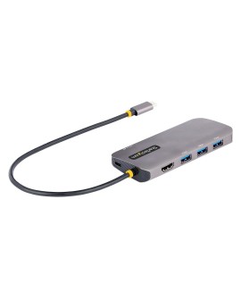 Adapter stacja dokująca StarTech 127B-USBC-MULTIPORT Przewodowa USB 3.2 Gen 1 (3.1 Gen 1) Type-C Szary