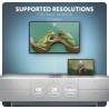 AXAGON HMC-8HLSA Wieloportowy koncentrator USB-C 3.2 Gen 1, 3x USB-A + 4K/60Hz HDMI + SD/microSD, Gigabit LAN, Audio, PD 100W -