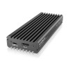 ICY BOX IB-1817MC-C31 Obudowa SSD Szary M.2